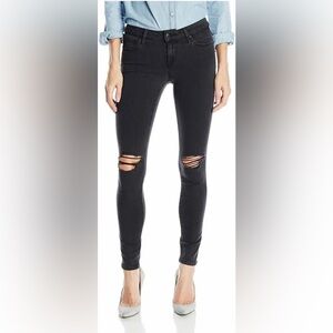 Joe's Jeans THE VIXEN Women's Distressed Black Skinny Jeans. Sassy skinny ankle